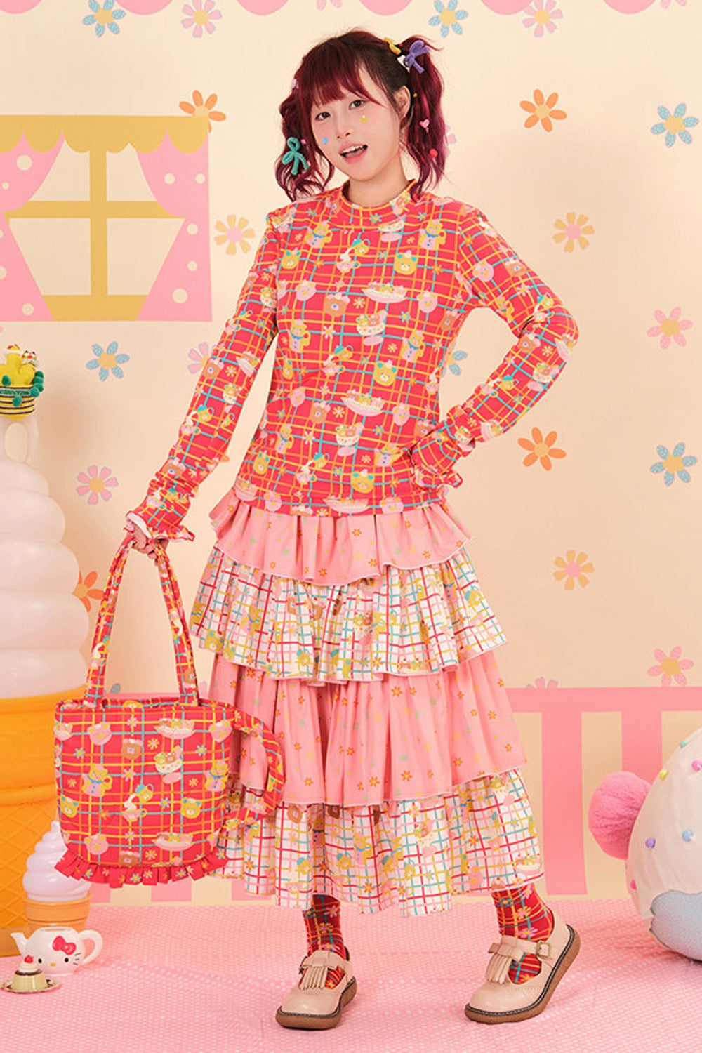 Showa Dessert House Stretch Knit Top
