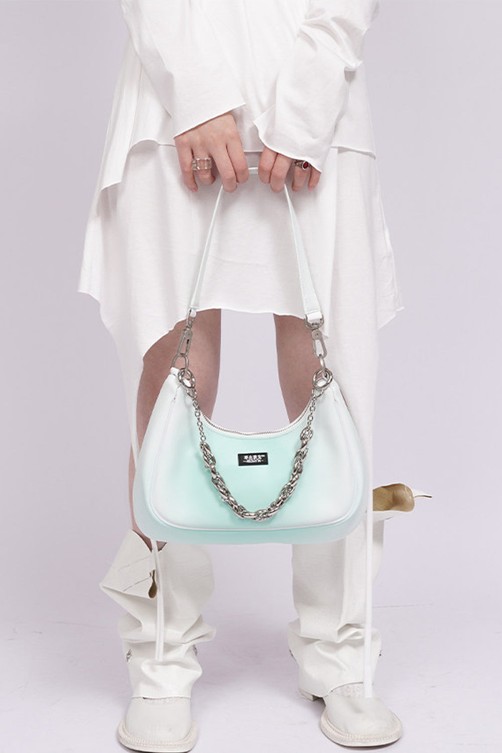 Macaron Graffiti Crossbody Bag