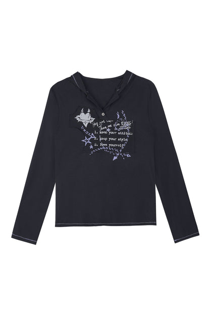 Dark Street Graffiti Mesh Hoodie
