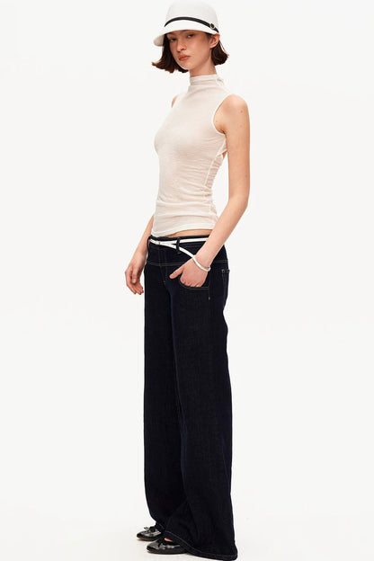 A Pose Retro Flared Jeans