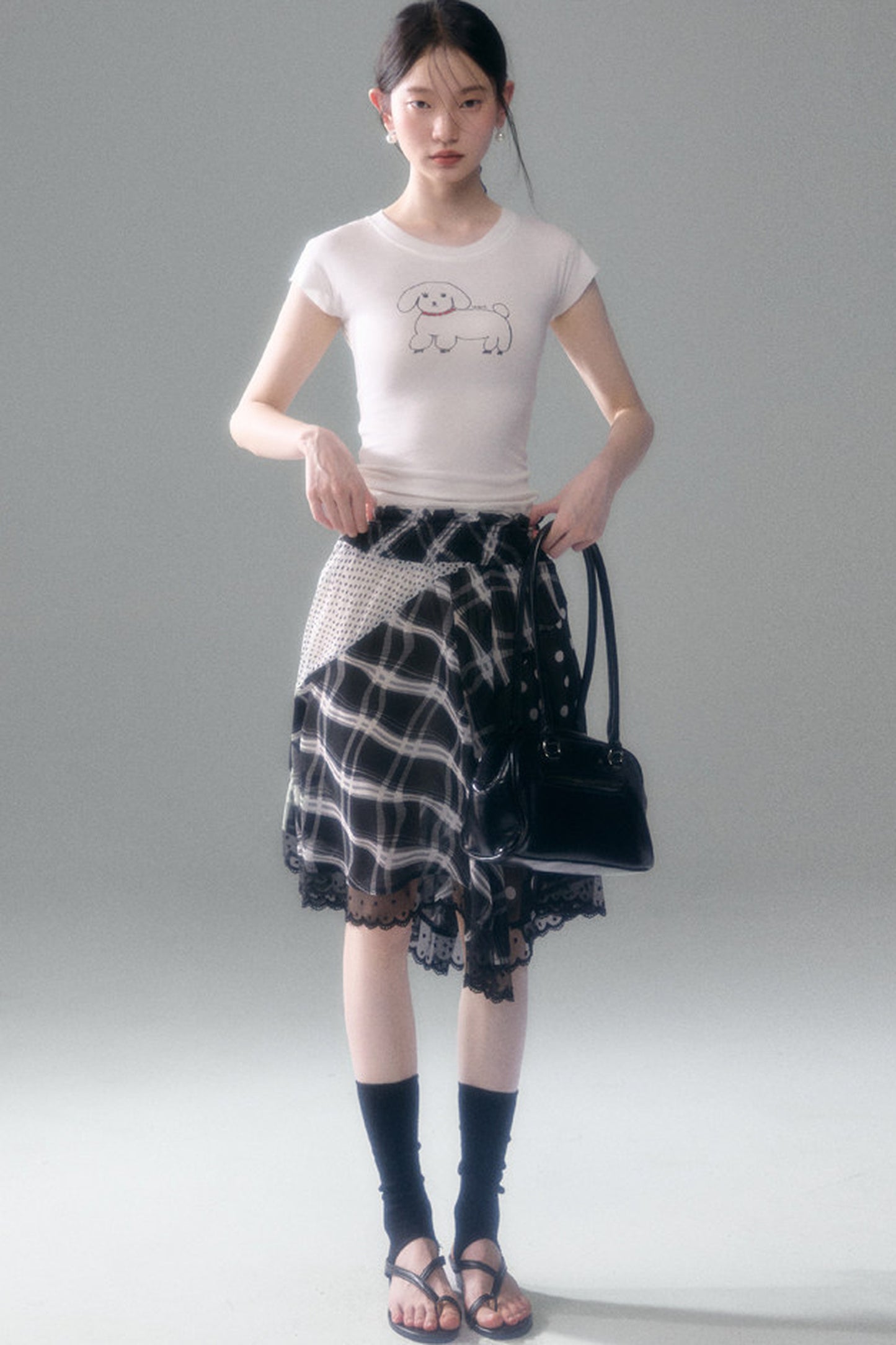 Summer Sequin Two-Way Wear Skirt