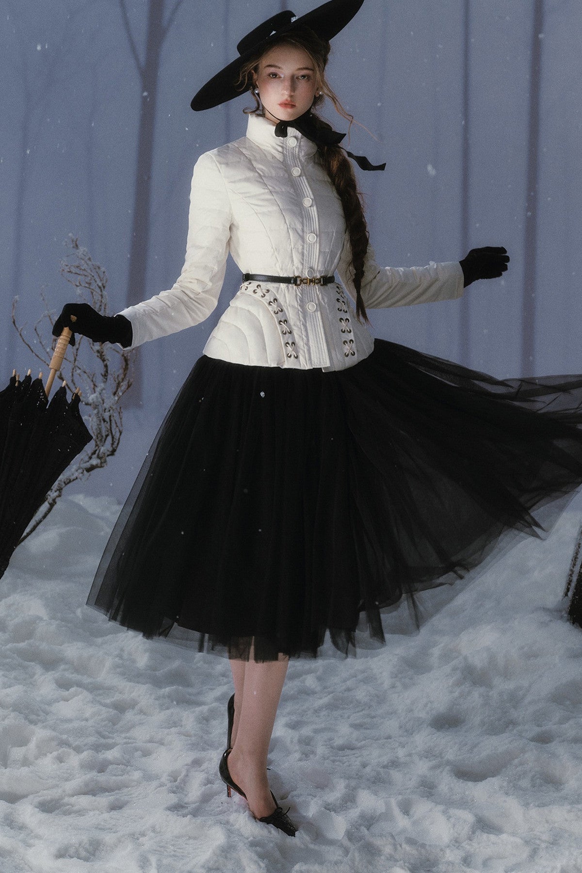 New Look Lightweight Down Jacket and Skirt Set-Up