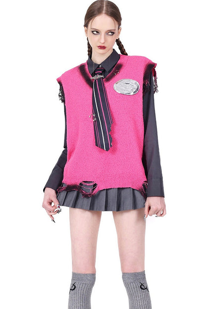 Detachable Ring Pleated Skirt