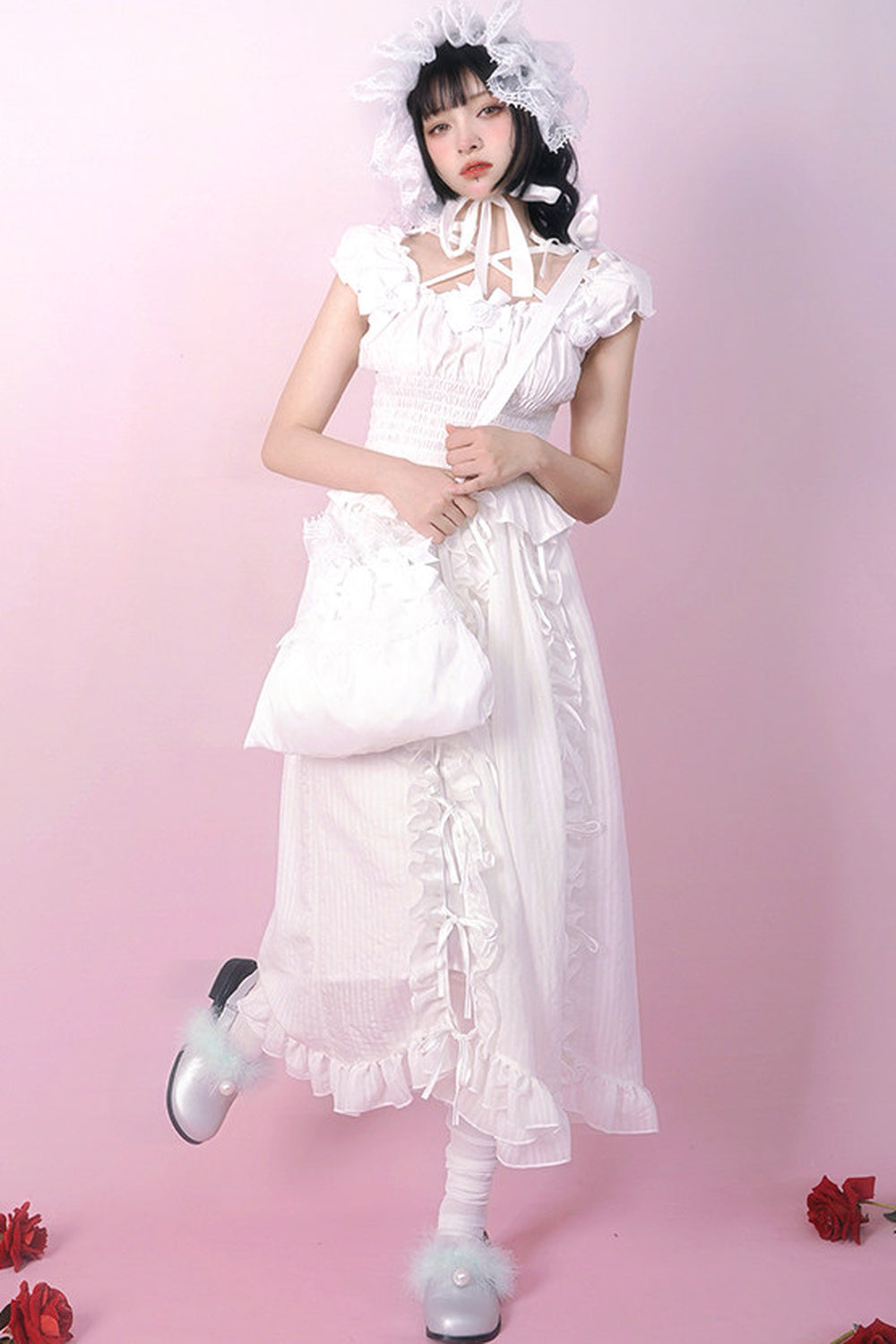 Heavenly Bow Lace Skirt