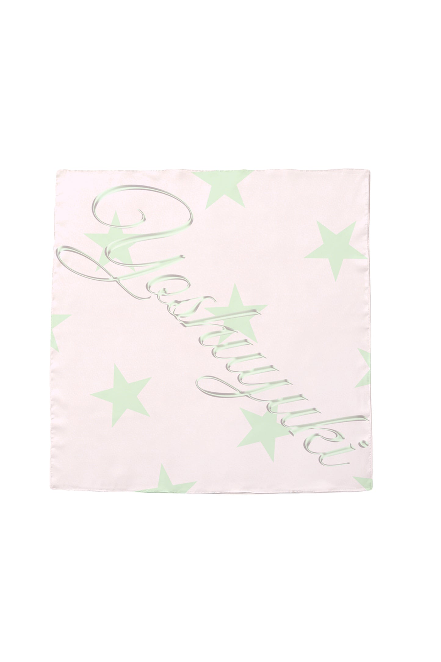 Cotton-Feel Printed Square Scarf