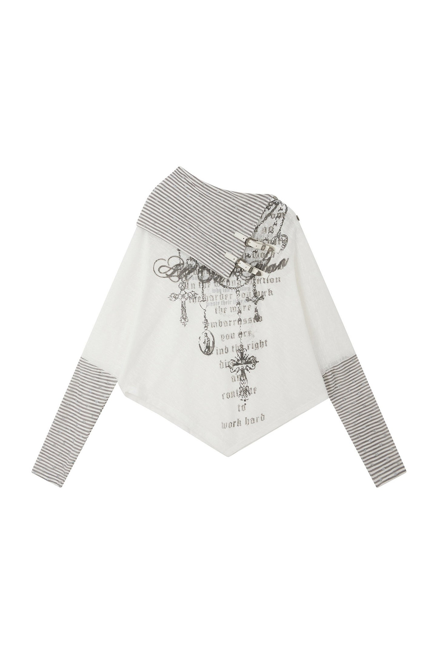 Asymmetrical Batwing Sun Protection Top Set-Up