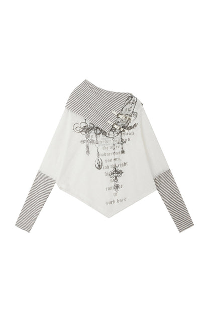 Asymmetrical Batwing Sun Protection Top Set-Up