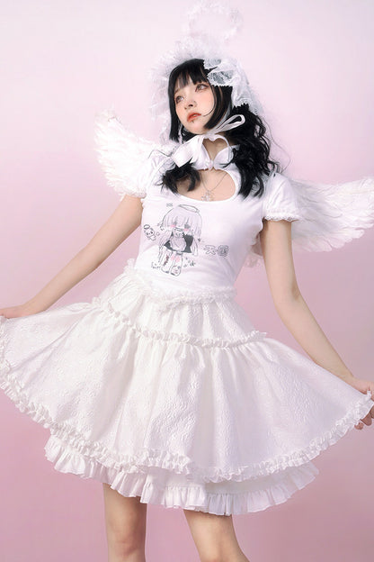 Heavenly Maid Heart Cheongsam Top