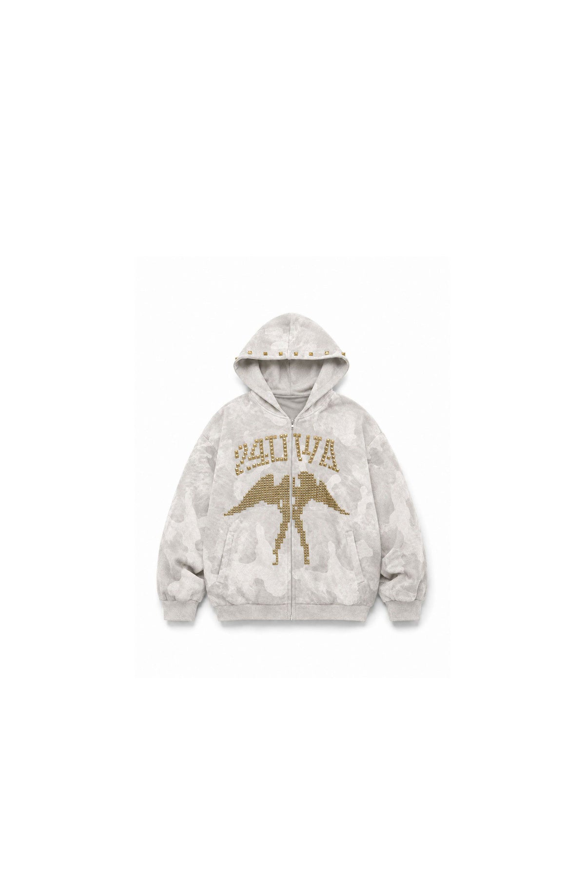 Camouflage-Sweatshirt-und-Hose-Set