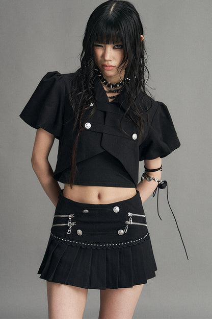 Palace Punk Pleated Skirt