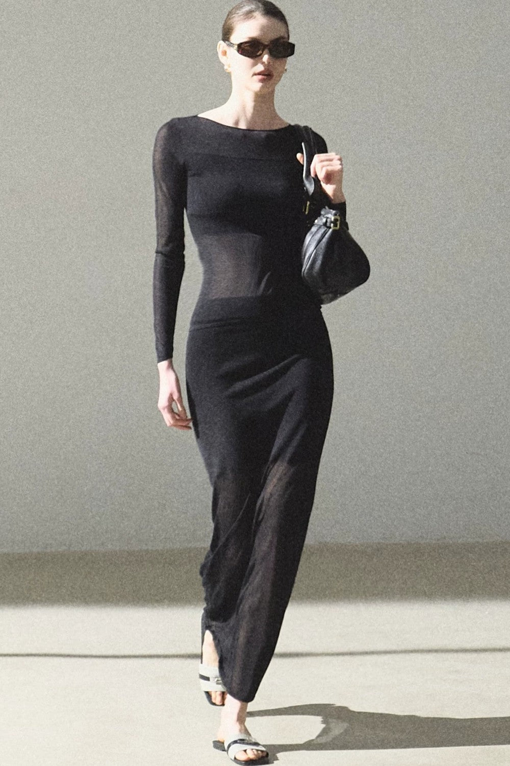 Old Money Lyocell Spliced Skirt