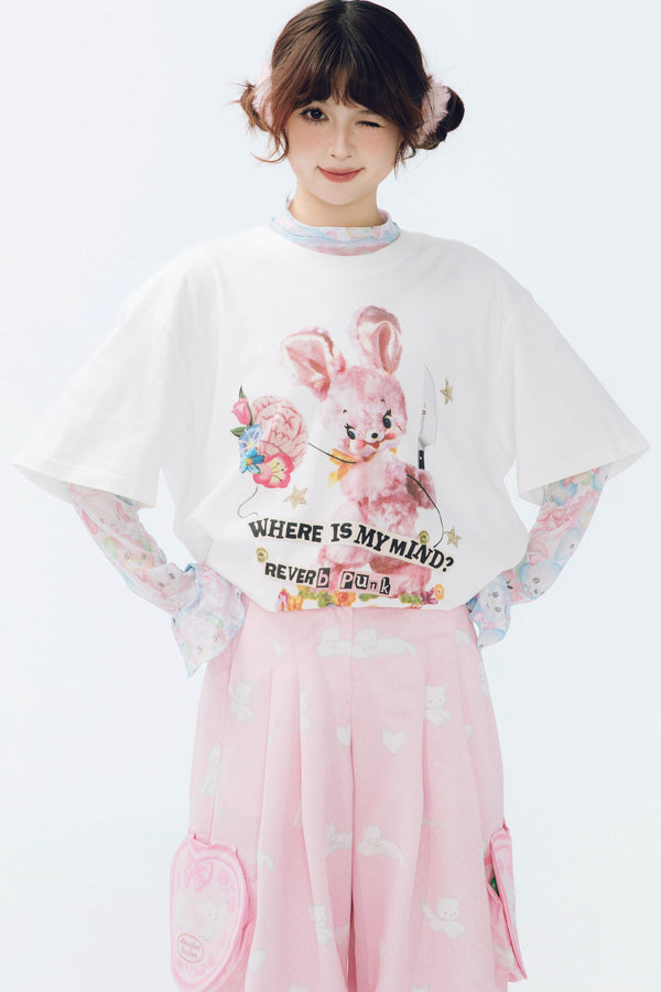 Echo Punk Collage Bear T-Shirt