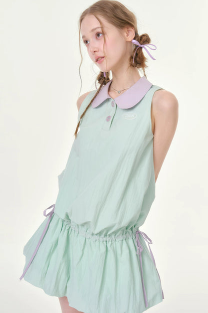 Mint Green Doll Collar Dress