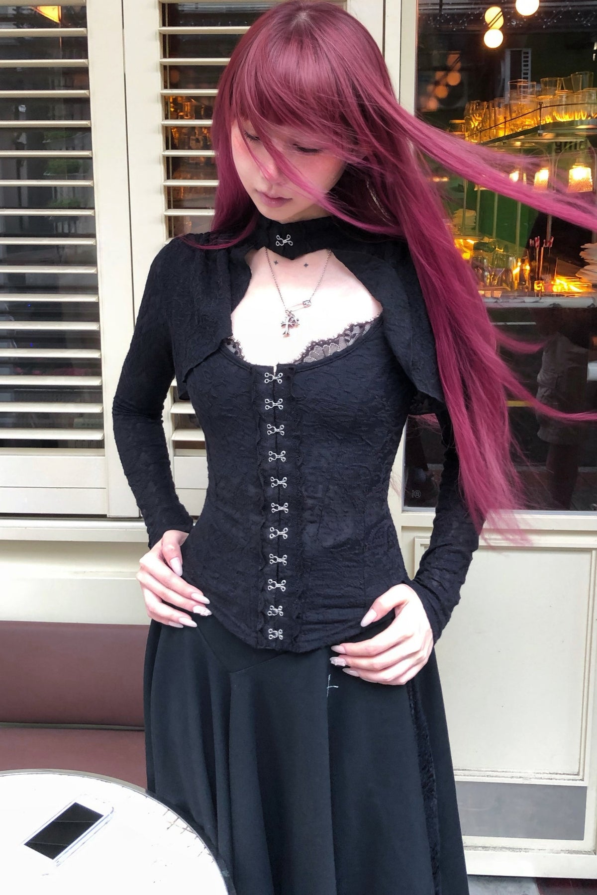 Elegant Lace Corset Top