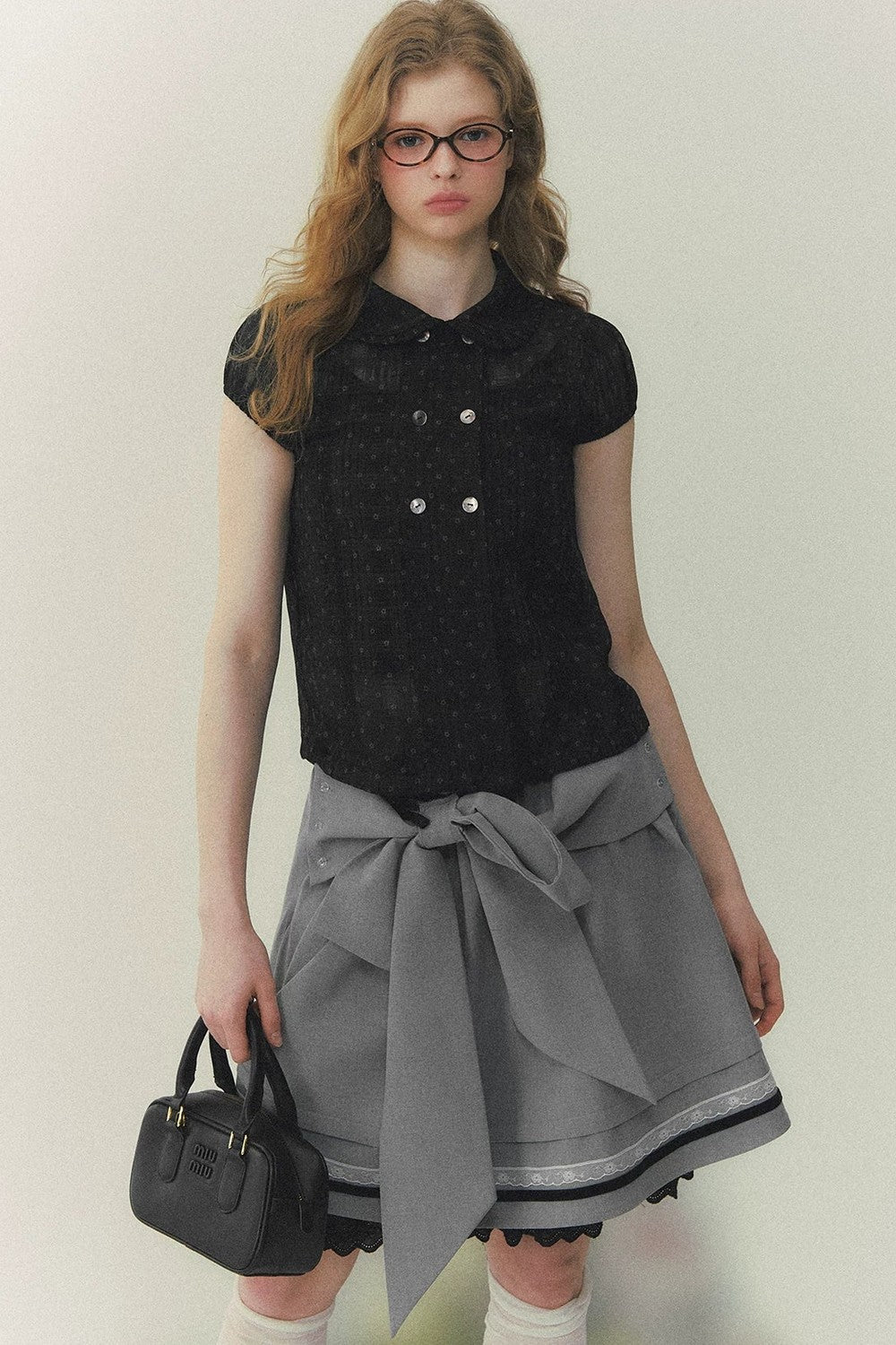 Ivory Doll Collar Blouse