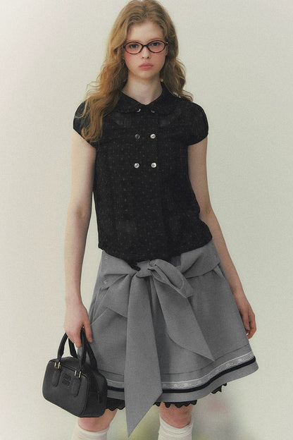 Ivory Doll Collar Blouse
