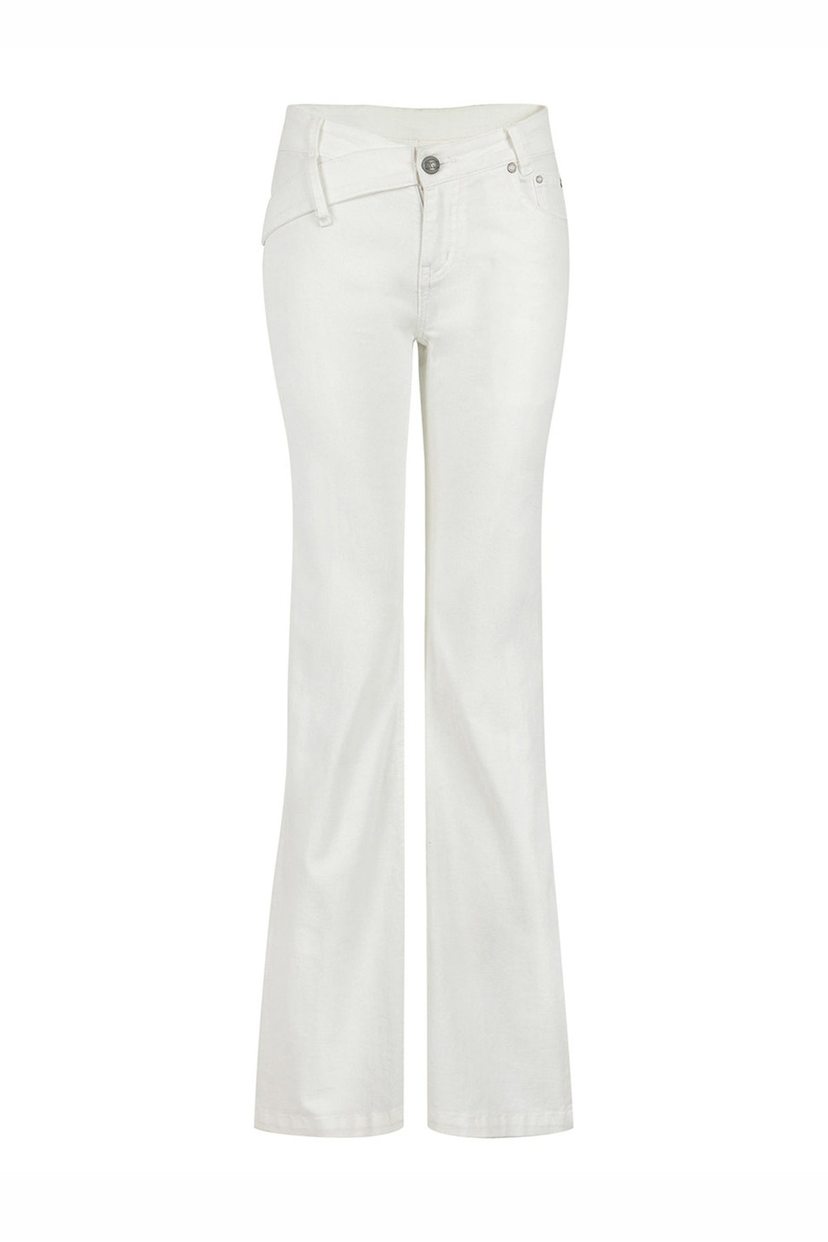 Vintage Slim Fit Flared Pants