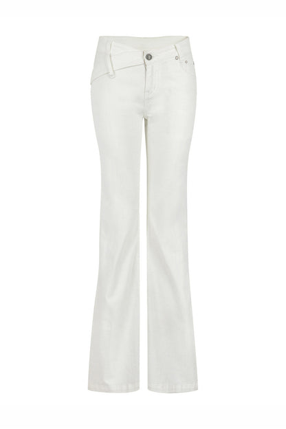 Vintage Slim Fit Flared Pants