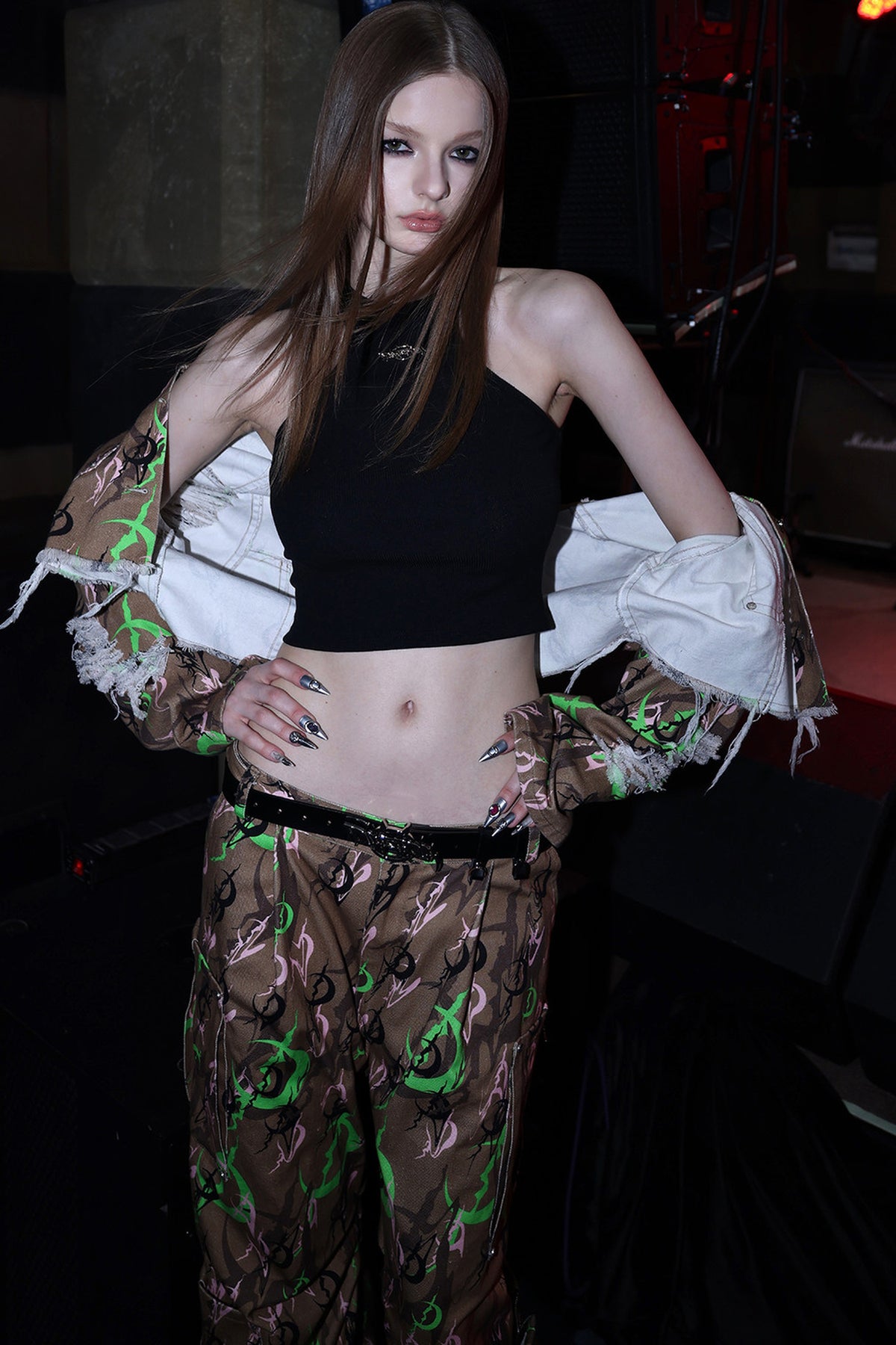 Camouflage 3D Pocket Baggy Pants
