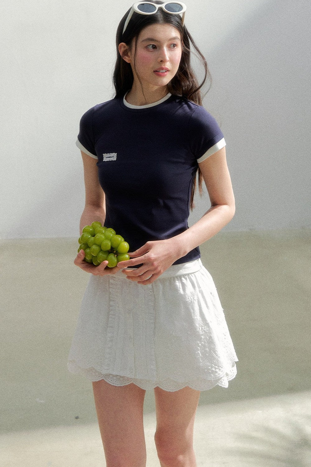 Oxygen Cotton Contrast Tee
