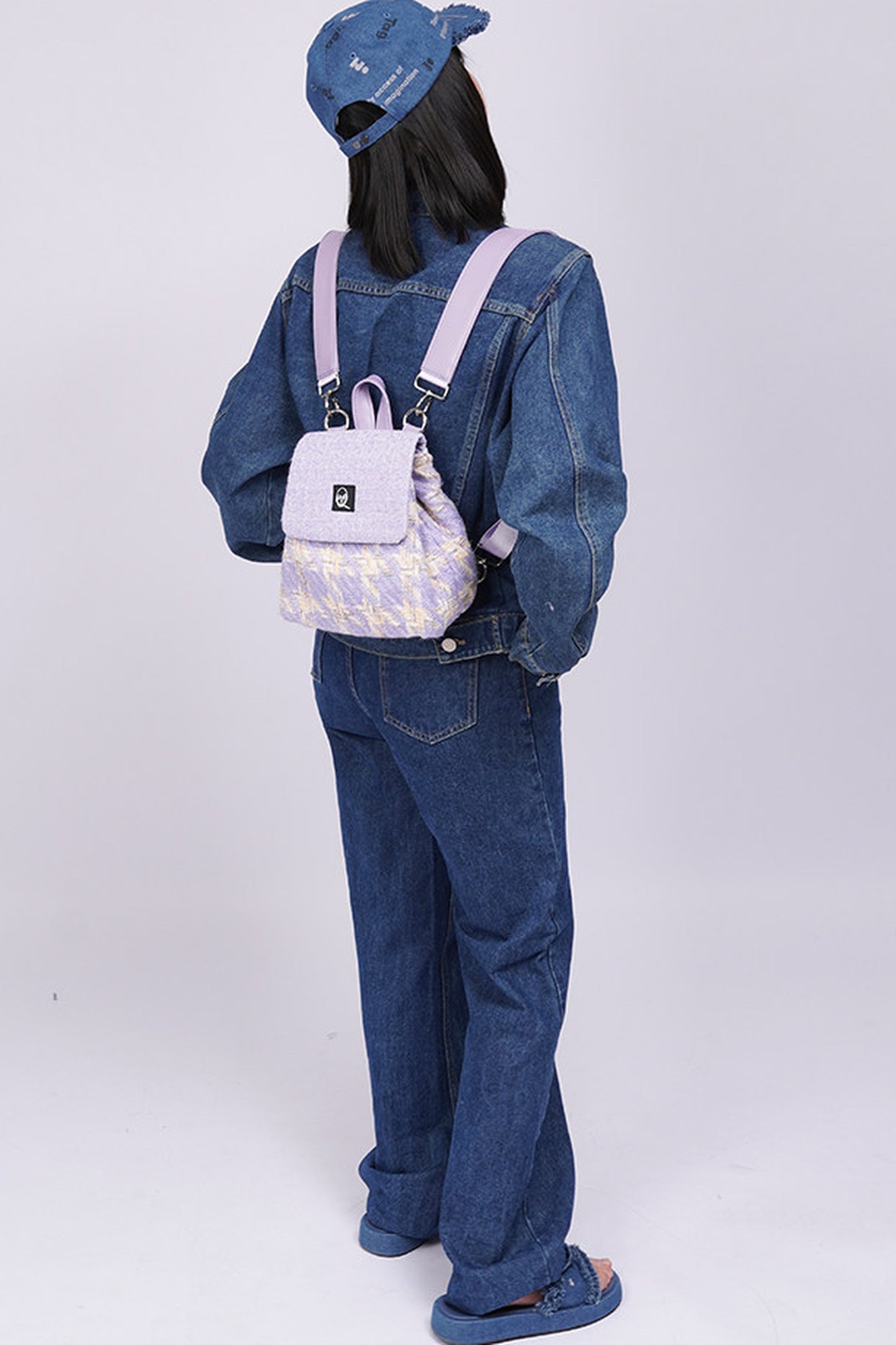 Y2K Furry Crossbody Backpack