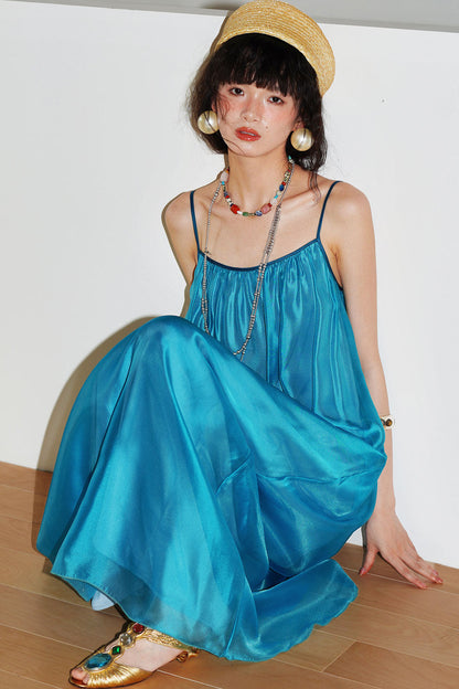 Pearlescent Gauze Dress Set
