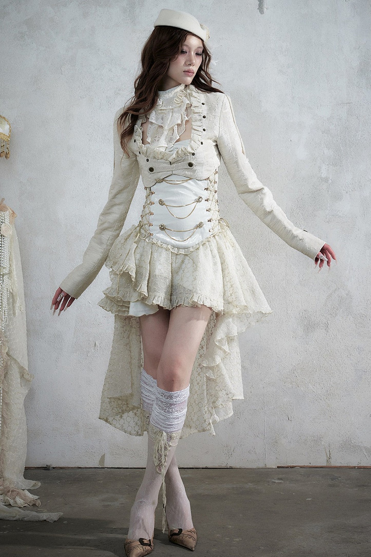 Baroque Punk Leather Jacket