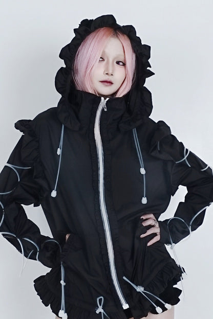 Cat Ear Ruffle Sun Jacket