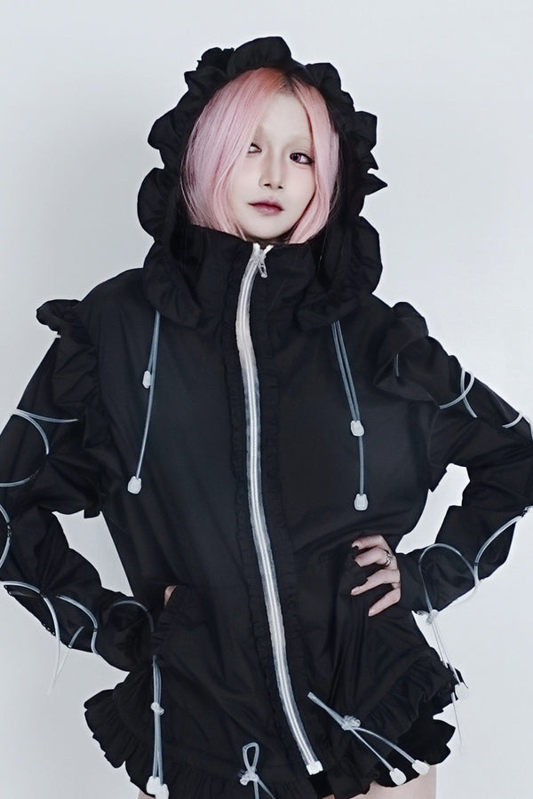 Cat Ear Ruffle Sun Jacket
