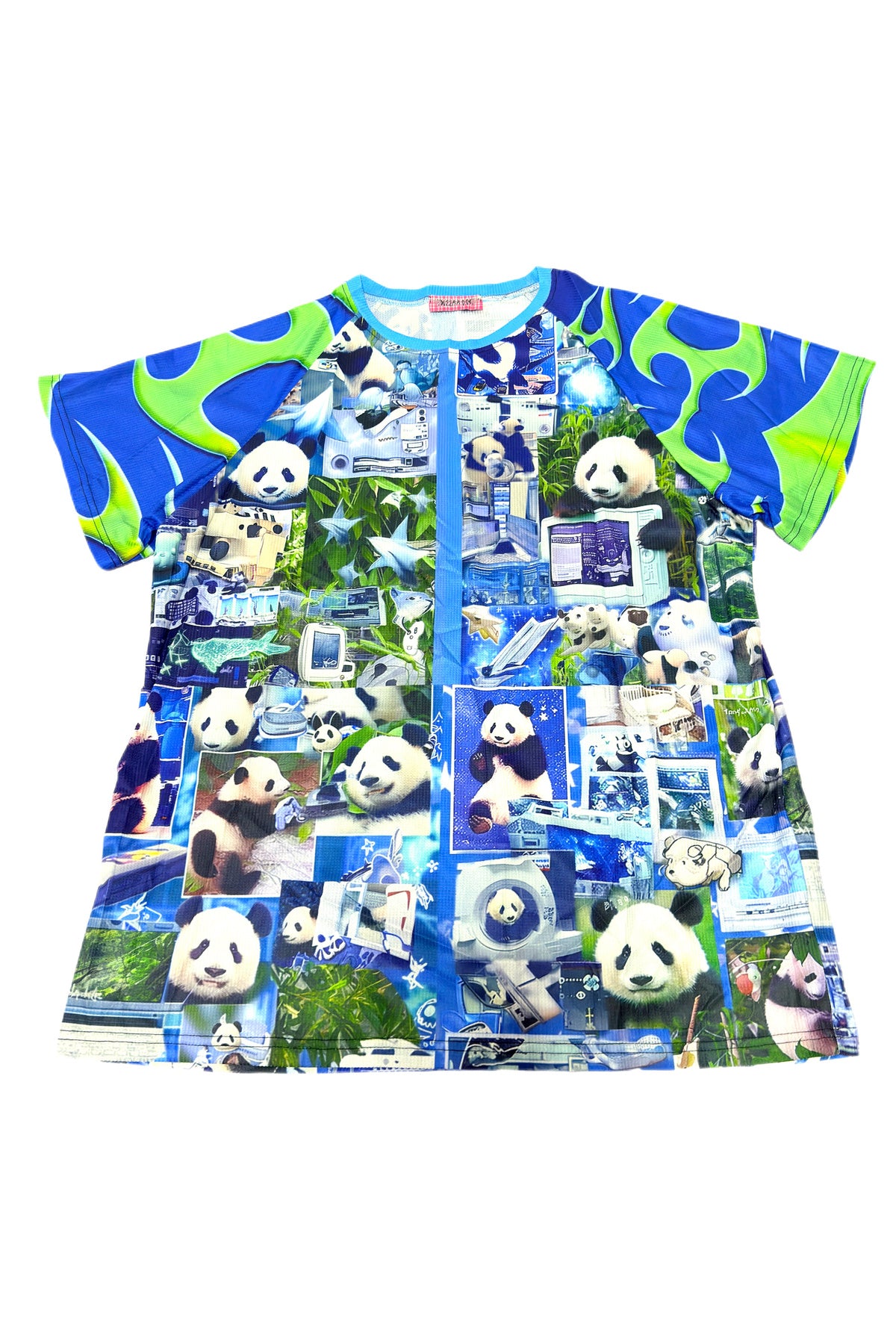 Blue Printed Short Sleeve Tee