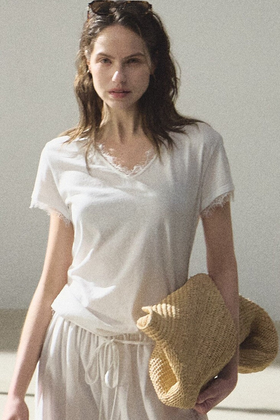 Bohemian Linen Lace Top