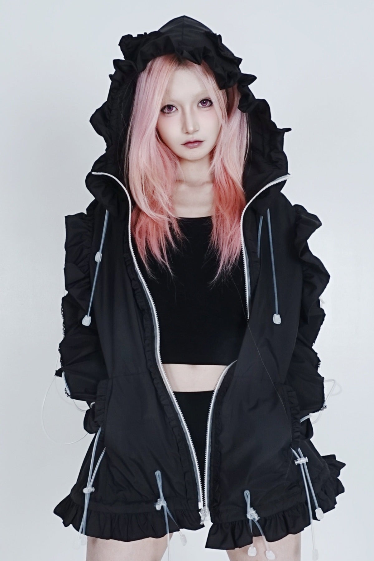 Cat Ear Ruffle Sun Jacket