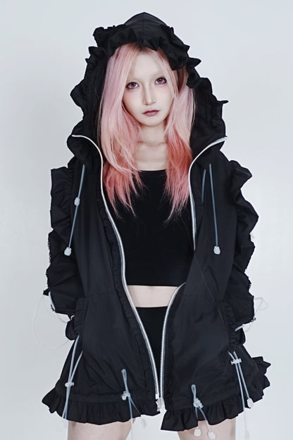 Cat Ear Ruffle Sun Jacket