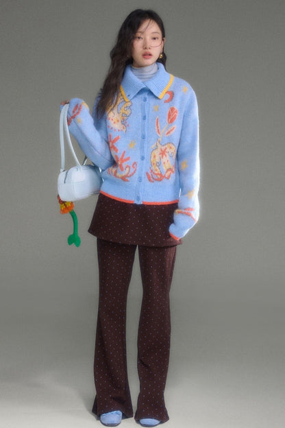Bird Tulip Wool Knit Set-Up