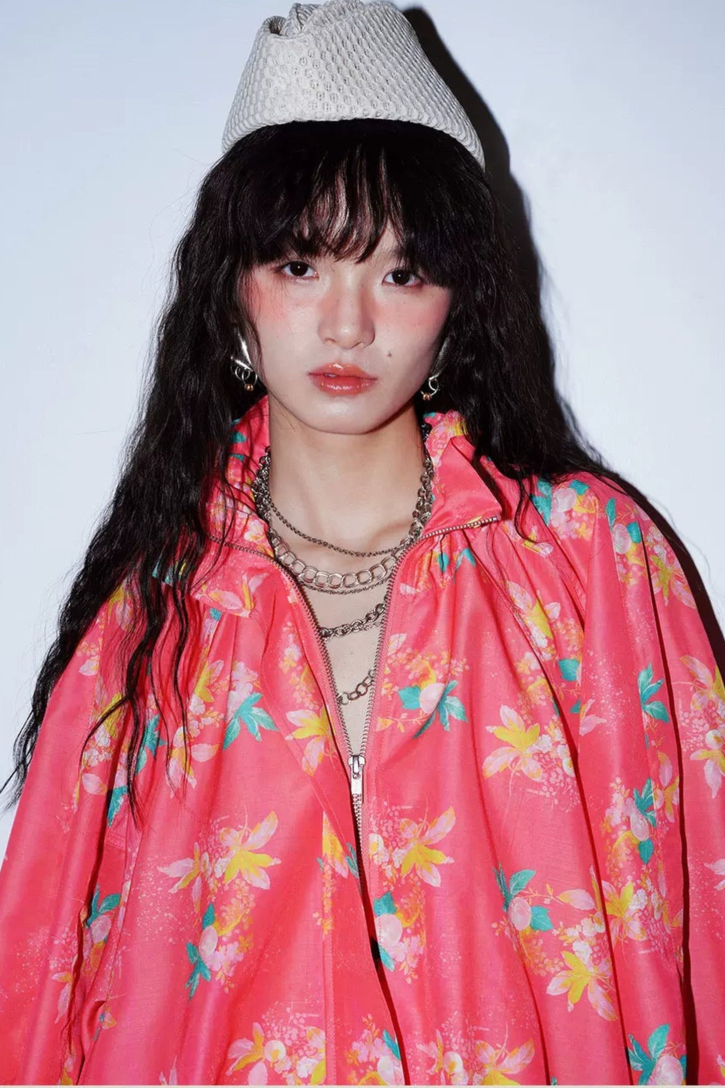Semi-Sheer Printed Sun Top
