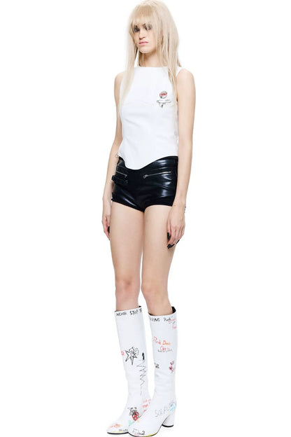 Punk Grunge Remake Camisole Top