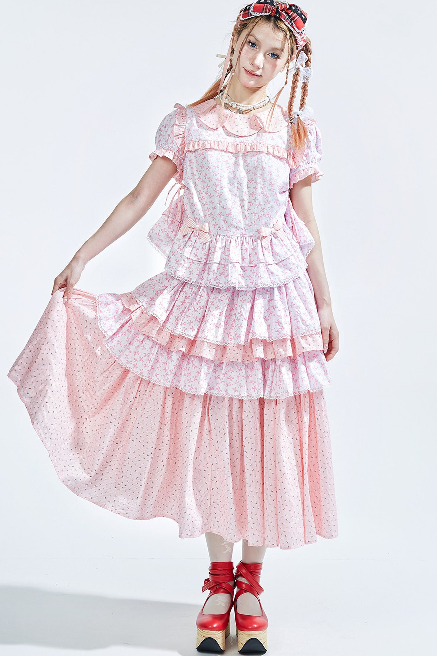 Ancient Pink Lolita Skirt