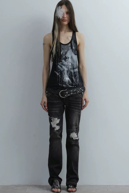 Millennial Hottie Sequin Vest