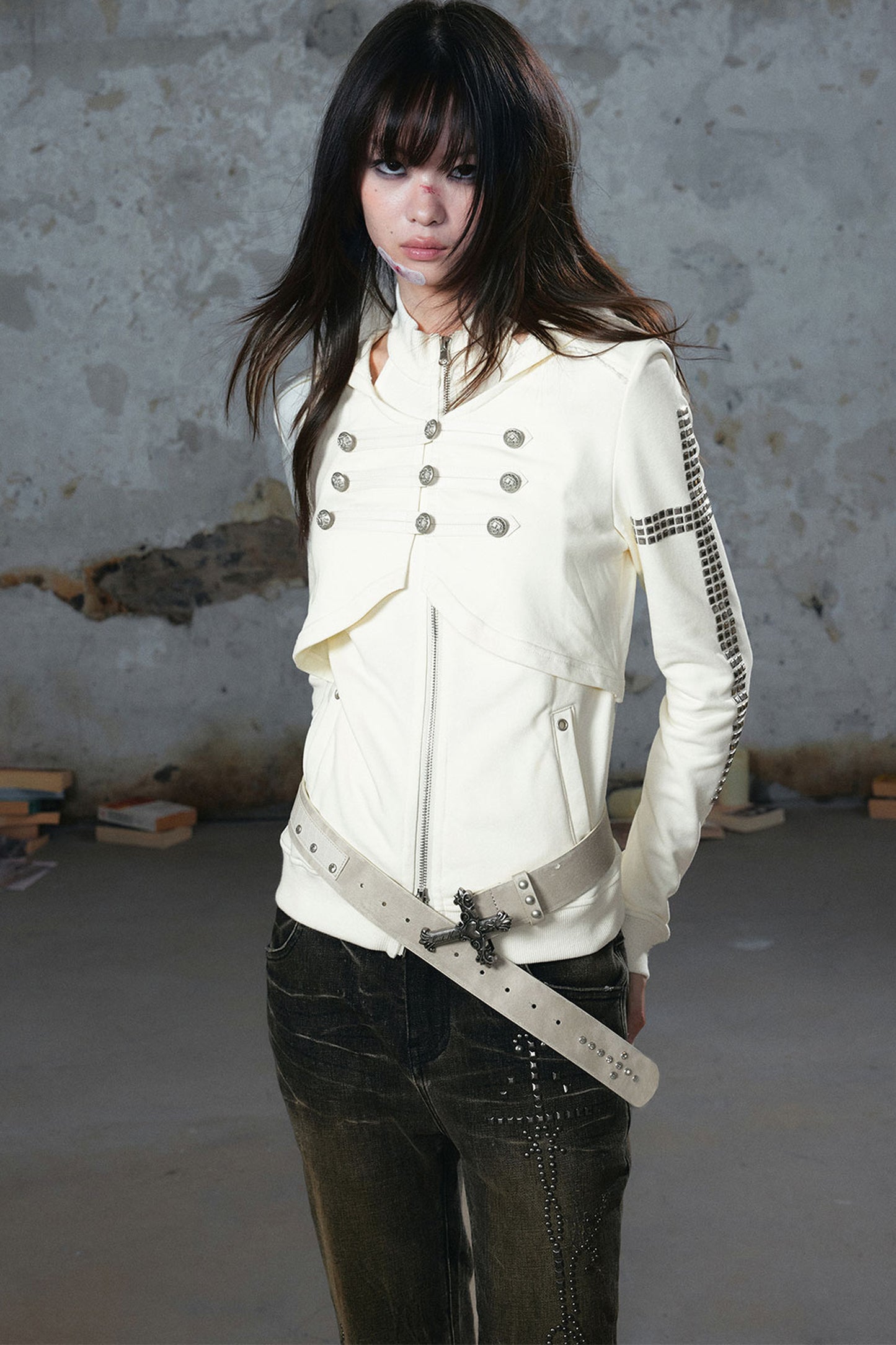 Napoleon Hooded Metal Jacket
