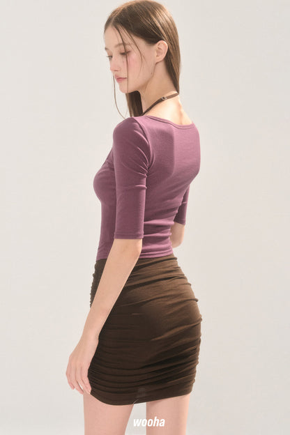 Color-Blocking Two-Piece Camisole Dress Set