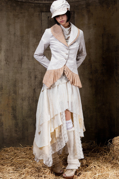 Asymmetrical Lapel Gothic Jacket