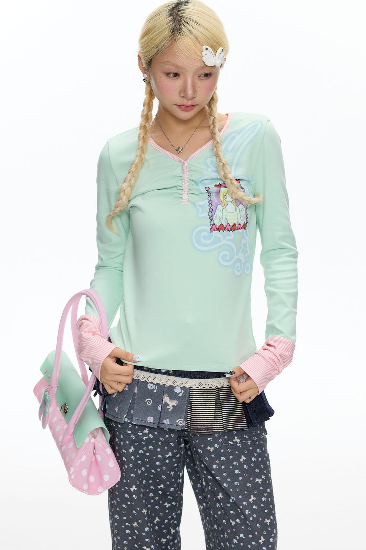 Striped Long Sleeve T-Shirt