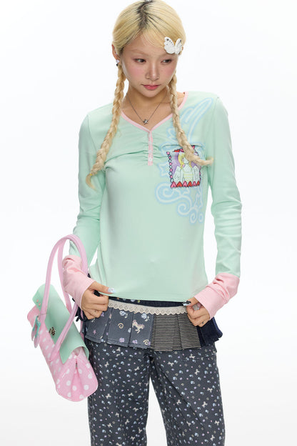 Striped Long Sleeve T-Shirt