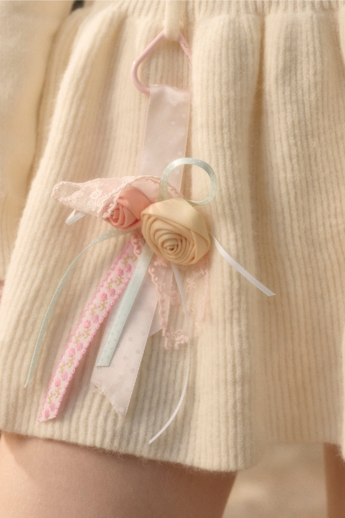 Handmade 3D Flower Brooch Pendant