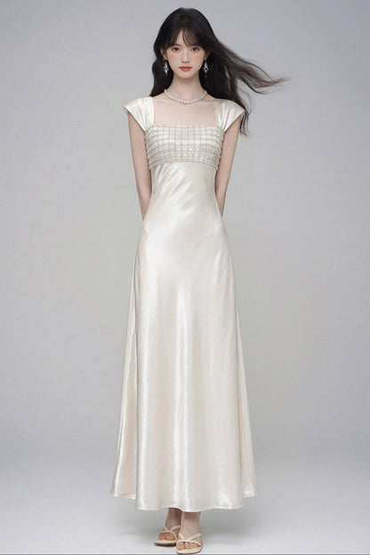 Moonlight Satin Evening Dress