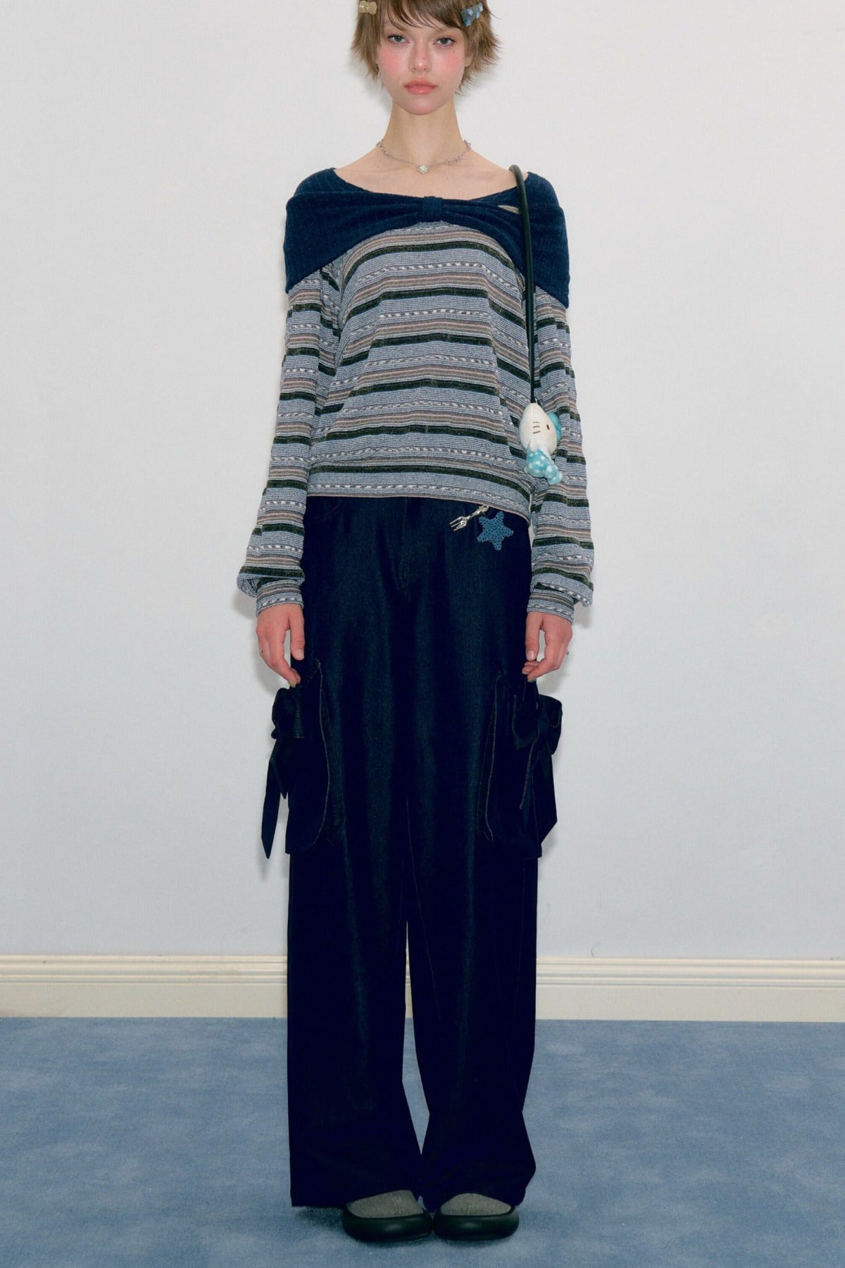High-Waisted Wide-Leg Cargo Pants