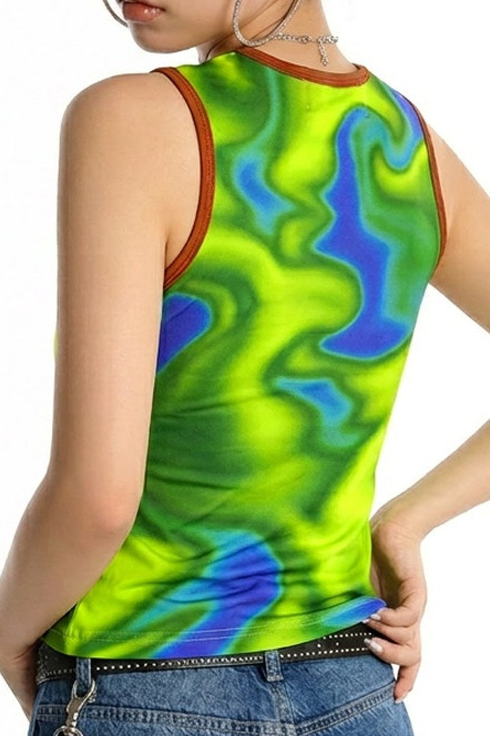 Y2K Devil Cat Print Sleeveless Tank Top