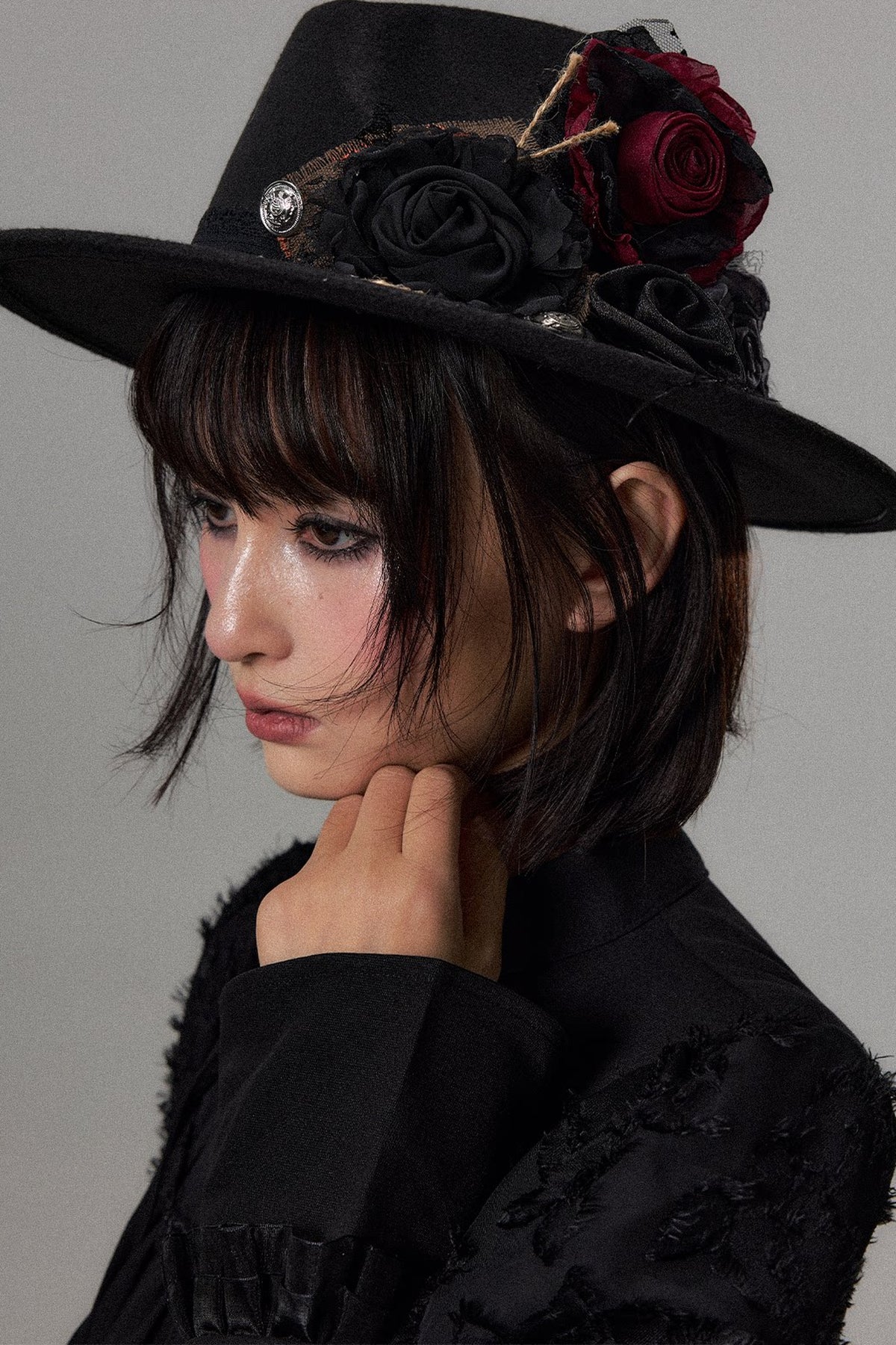 Handmade Woolen Lace Floral Hat