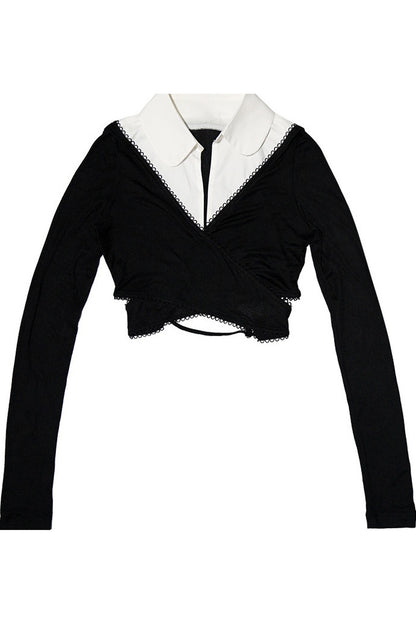 Angel's Tears Jacquard Ballet Top