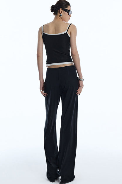 Loose Straight Casual Floor-Length Pants
